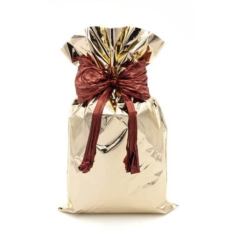 Buste regalo metallizzate Italpak - formato 50x70 cm - conf. 25 pz oro X007019507000